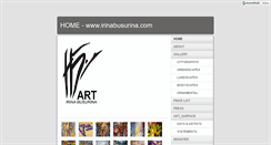 Desktop Screenshot of irinabusurina.com